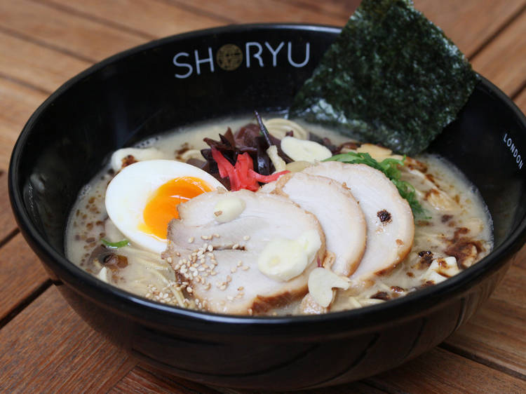 Dracula tonkotsu at Shoryu Ramen 