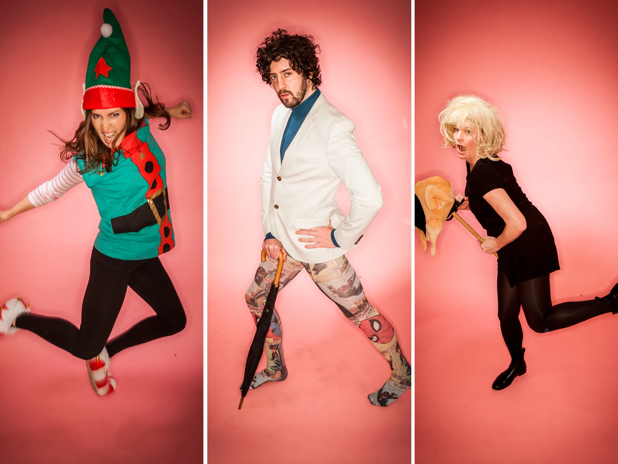 Weirdos Comedy: Katia Kvinge, Matthew Highton and Beth Vyse © Rob Greig