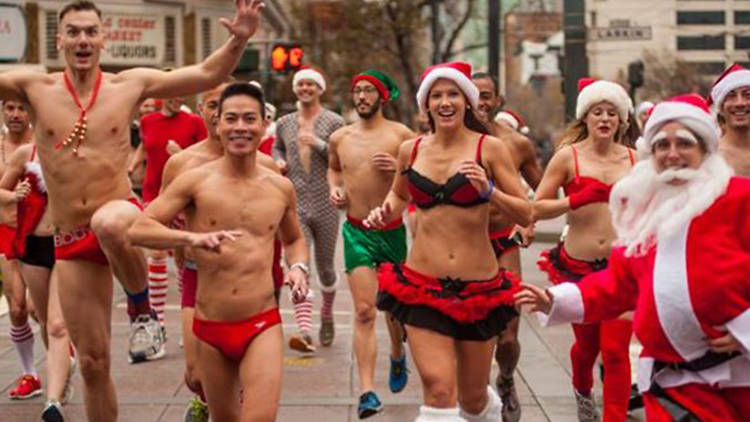 The Santa Skivvies Run