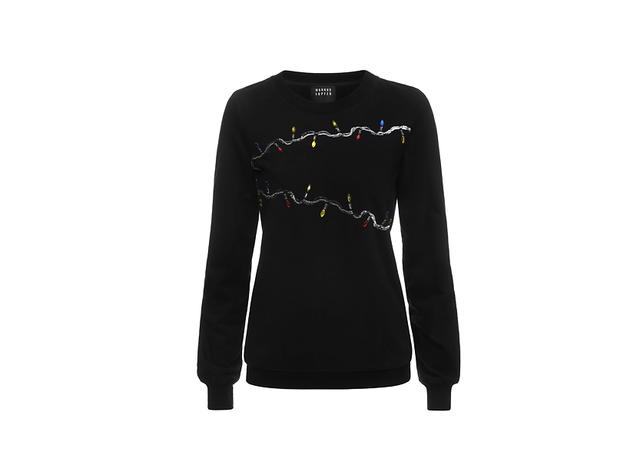 Cool Christmas: embellished jumper by Markus Lupfer Cool Christmas: embellished jumper by Markus Lupfer