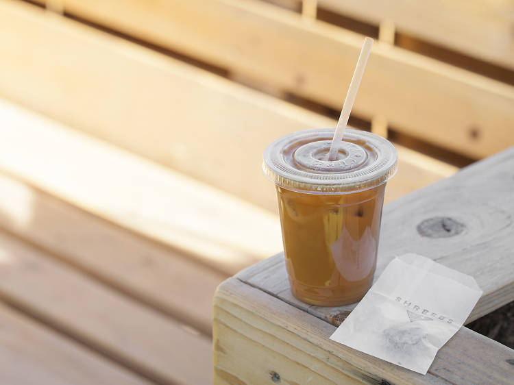 Horchata cold brew at Shreebs