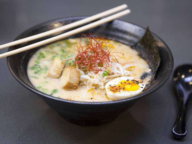 Vegan ramen at Ramen Hood