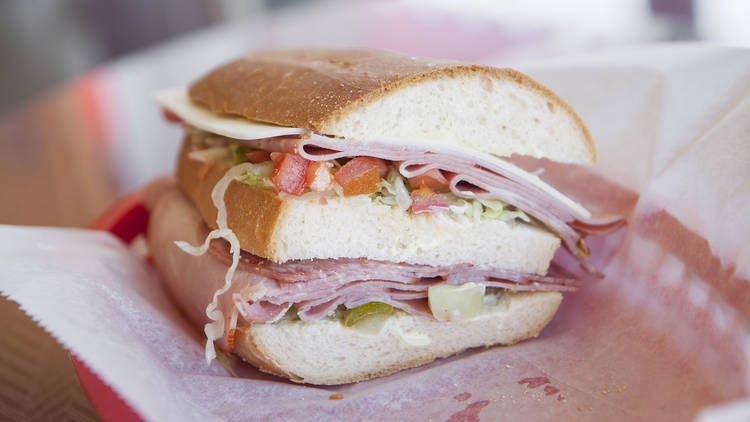 Tony's special Italian sub at Tony's Italian Deli