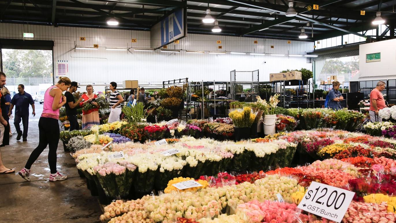 Sydney Flower Market Shopping in Homebush West, Sydney