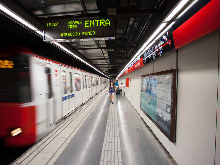 Aquest és el tram del metro de Barcelona que quedarà tallat aquest cap de setmana