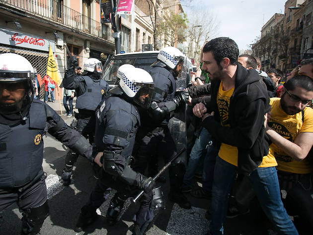 Desallotjament de Can Vies Desallotjament de Can Vies