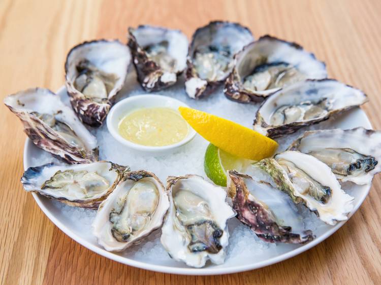 Get cheap oysters during happy hour