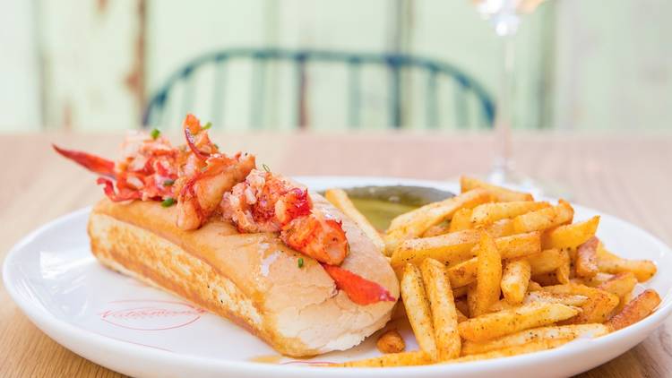 The Connecticut lobster roll from Waterman’s Lobster Co