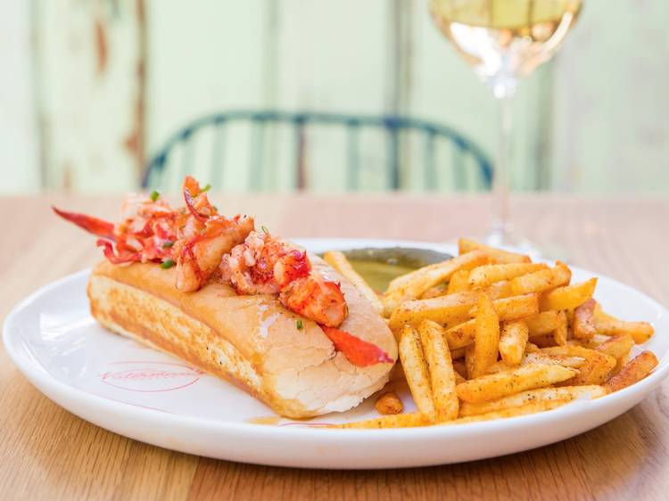 The Connecticut lobster roll from Waterman’s Lobster Co