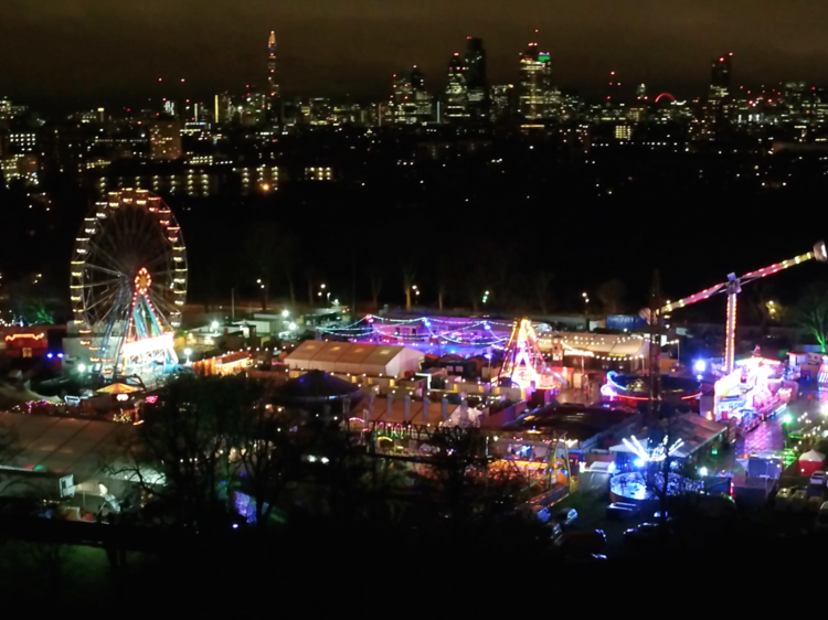 Video: a drone's-eye-view of London at Christmas