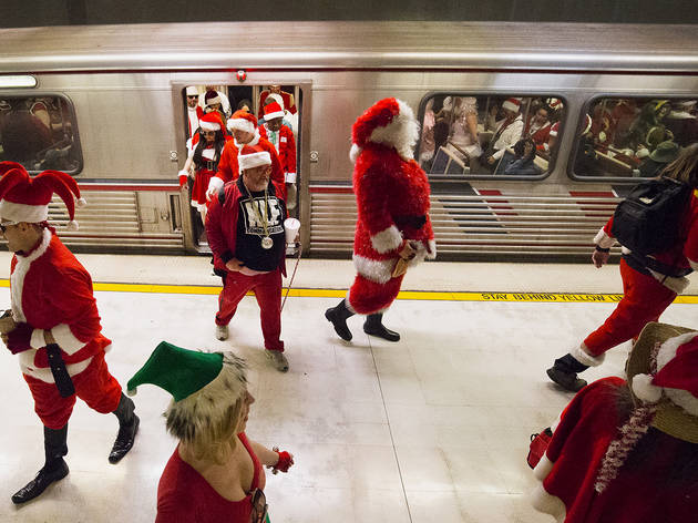 SantaCon is a holly jolly good time in Los Angeles SantaCon is a holly jolly good time in Los Angeles