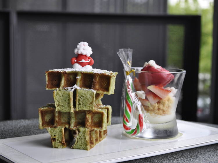 Christmas Tree Waffle from Le Pont Boulangerie