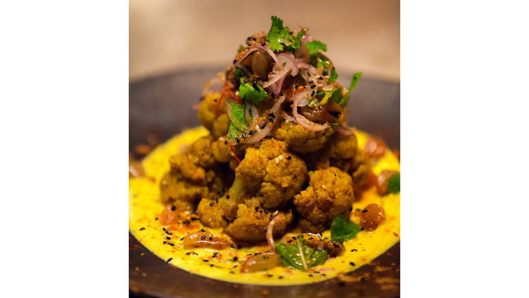 Moroccan-spiced cauliflower at Drift Dining and Bar