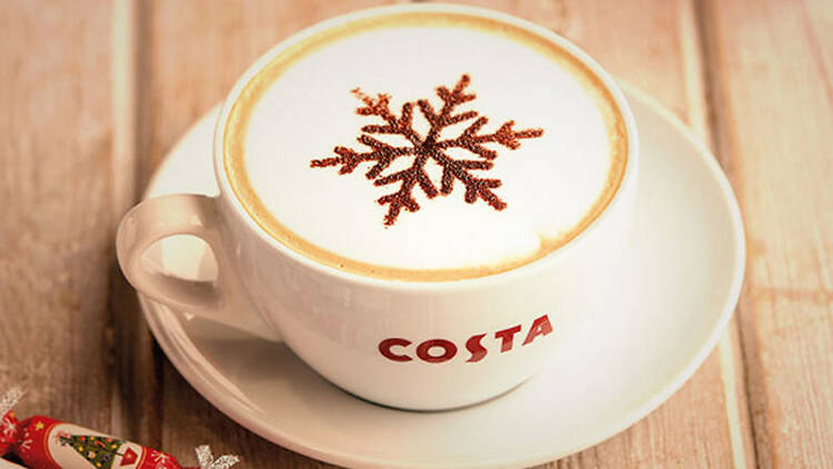 Costa salted caramel cappuccino