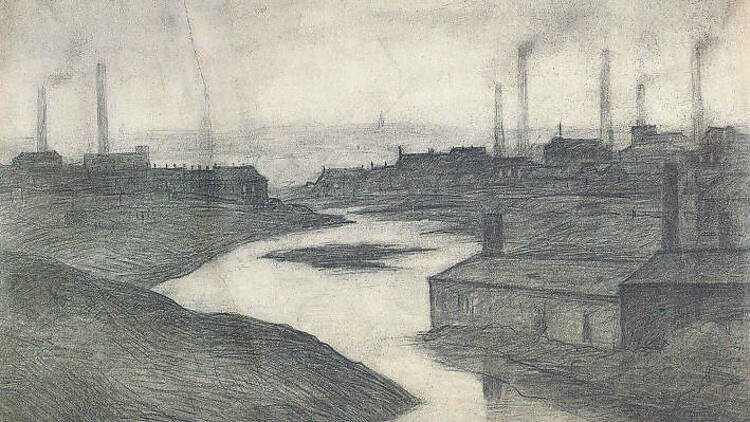 The River Irwell at the Adelphi 1924