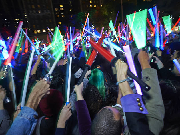 Lightsaber battle LA 2015