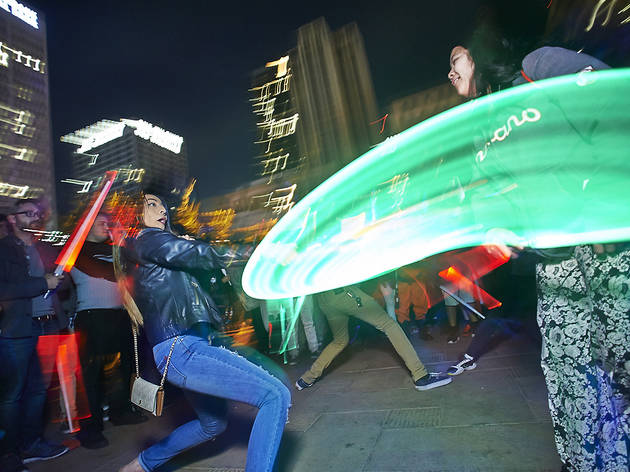 Lightsaber battle LA 2015