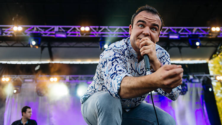 Future Islands at Pitchfork Music Festival