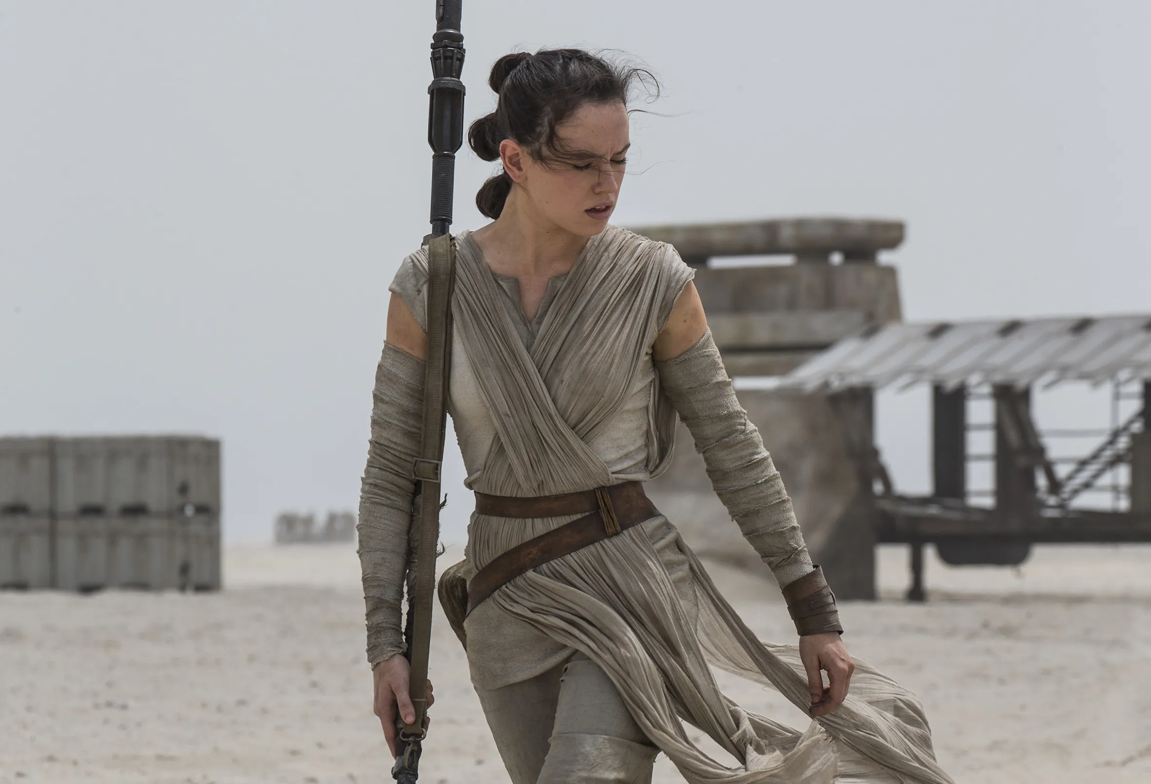 Daisy Ridley in 'The Force Awakens