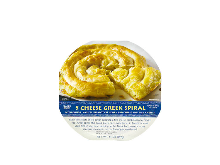 5 cheese Greek spiral