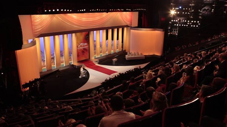 The Grande Theatre Lumiere at the Cannes Film Festival