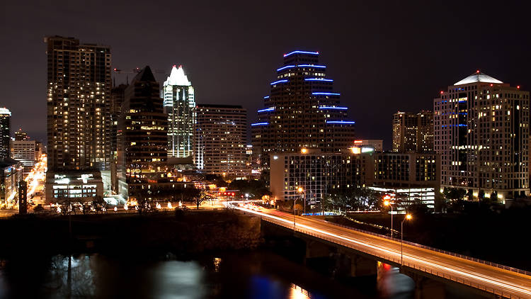 Austin at night