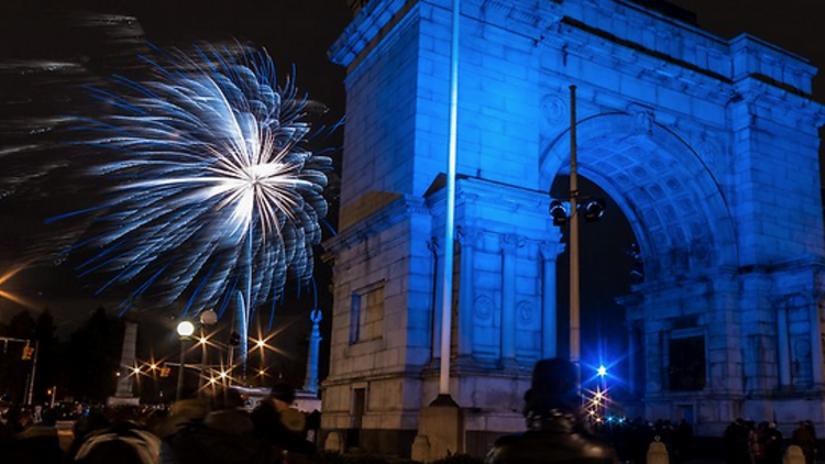 New Year’s Eve Fireworks in Prospect Park