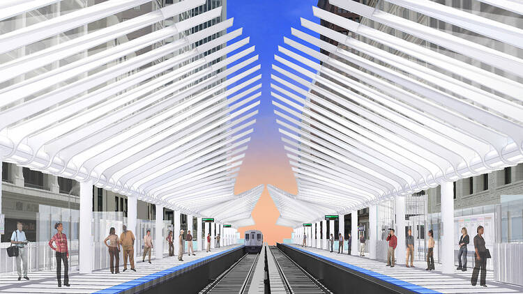 A brand new Washington/Wabash station 