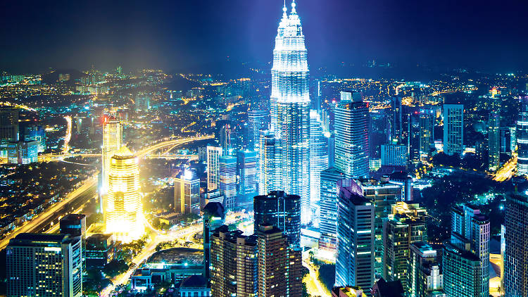 KL city at night