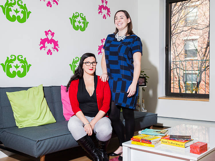 Lux Alptraum, 33, and Leigh Stein, 31, writers 