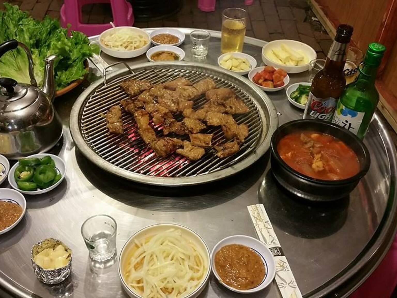 Dine at the best Korean restaurant NYC has to offer including BBQ
