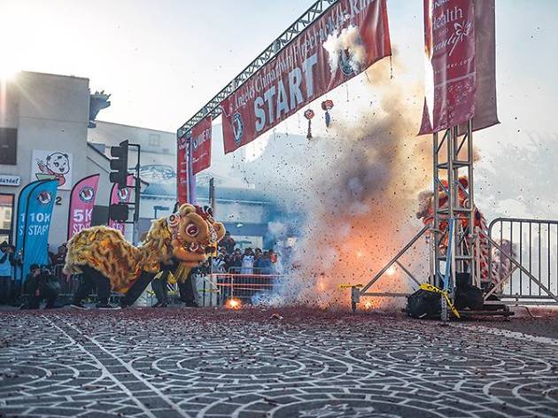 L.A. Chinatown Firecracker Run LA Chinatown Firecracker Run