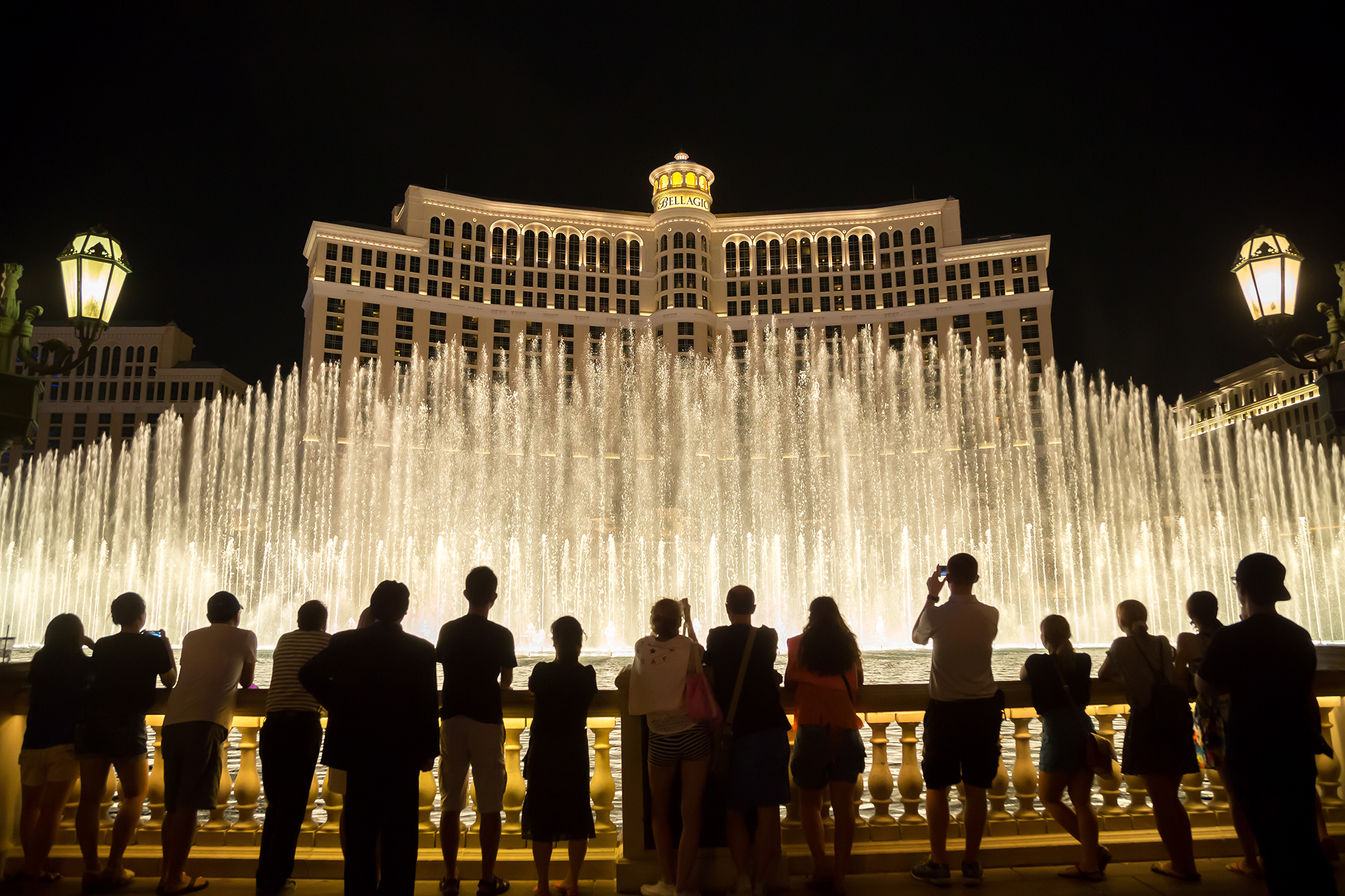 Bellagio Hotel fountains, Las Vegas, Nevada