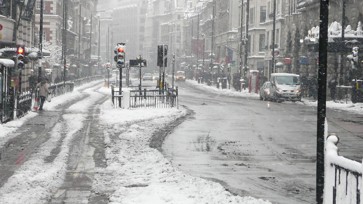 London snow