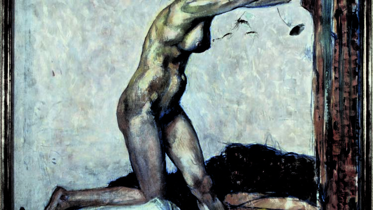 George Desvallières, La Naïade, , 1914 Huile sur toile, 161x140 cm. Collection privée