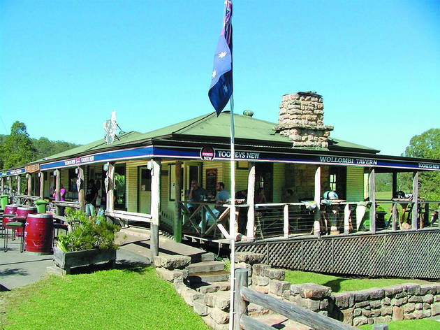 Exterior at The Wollombi Tavern An exterior shot of the Wollombi Tavern building