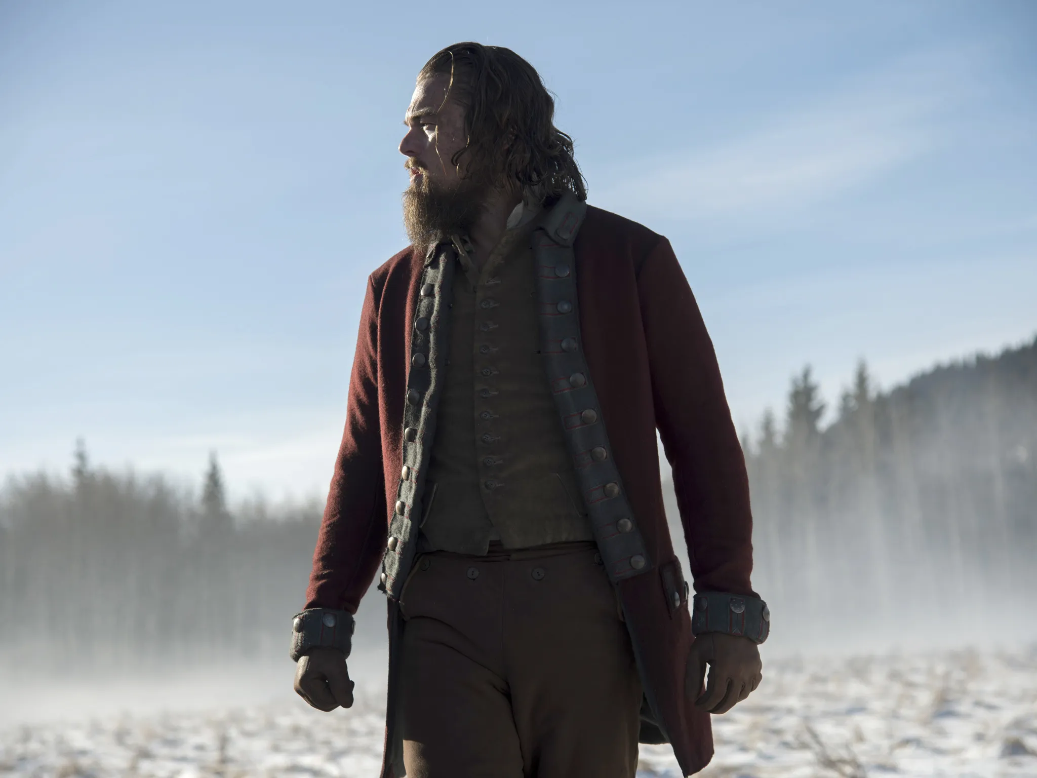 Leonardo DiCaprio in The Revenant