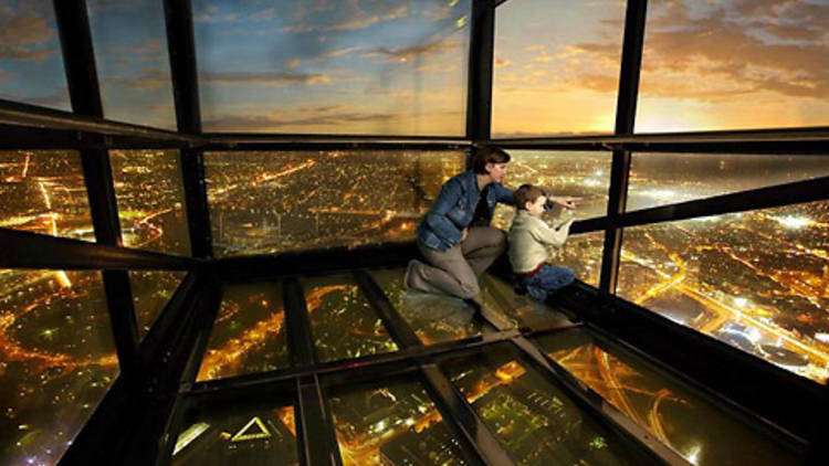 See the city from above at Melbourne Skydeck