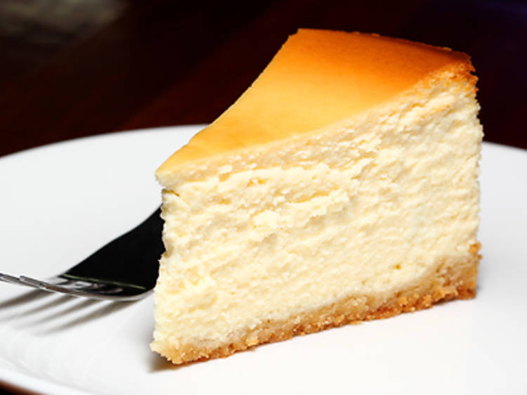 Plain cheesecake at Europa Cake Shop