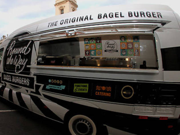 Round the Way: Bagel Burger Food Truck Round the Way: Bagel Burger Food Truck