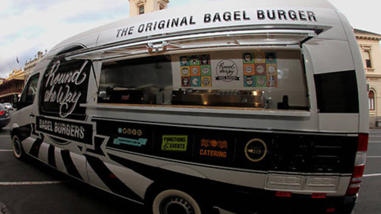 Round the Way: Bagel Burger Food Truck