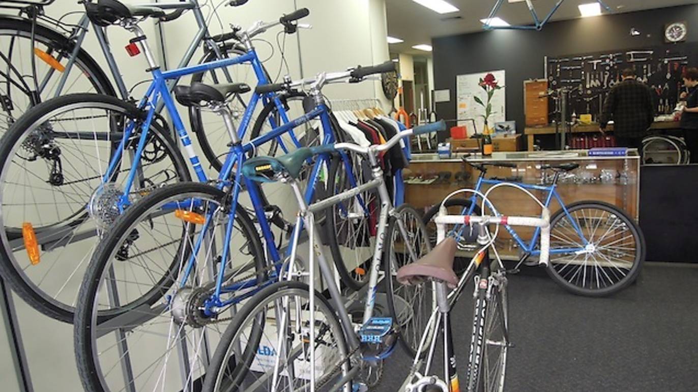 Pony Bikes Shopping in North Melbourne, Melbourne