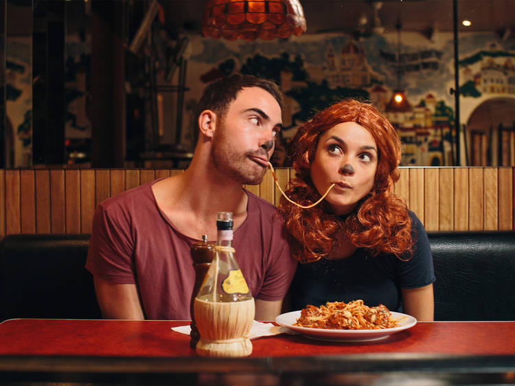 A 'Lady and the Tramp' inspired photo