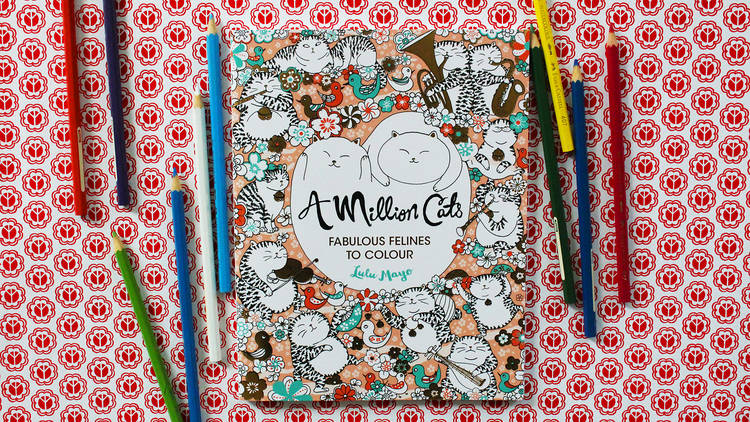 A Million Cats: Fabulous Felines to Colour by Lulu Mayo