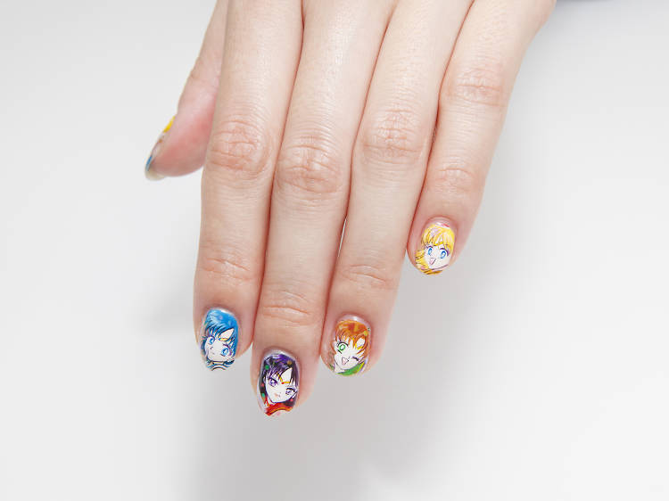 23 Anime Nail Designs to Show Your Love for Anime and Manga  Beautiful  Dawn Designs  Anime nails Nail designs French nail designs