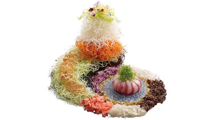 Pearls of Prosperity Kingfish Yu Sheng