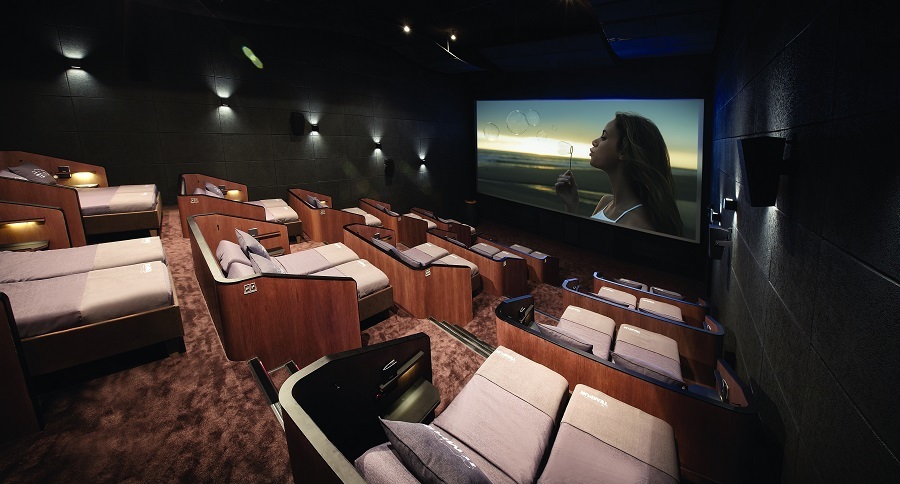 cool movie theaters with beds