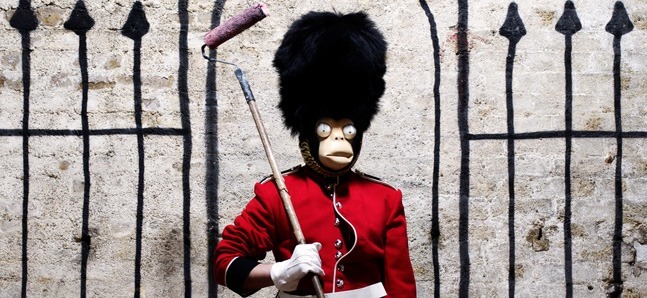 ついに姿を現したBanksy