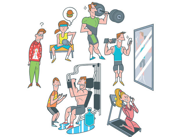 The eight species of gym rats The eight species of gym rats