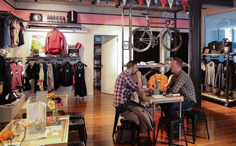 Rapha Cycle Club Shopping in Surry Hills Sydney